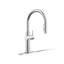 Crue® Touchless pull-down kitchen sink faucet with three-function sprayhead