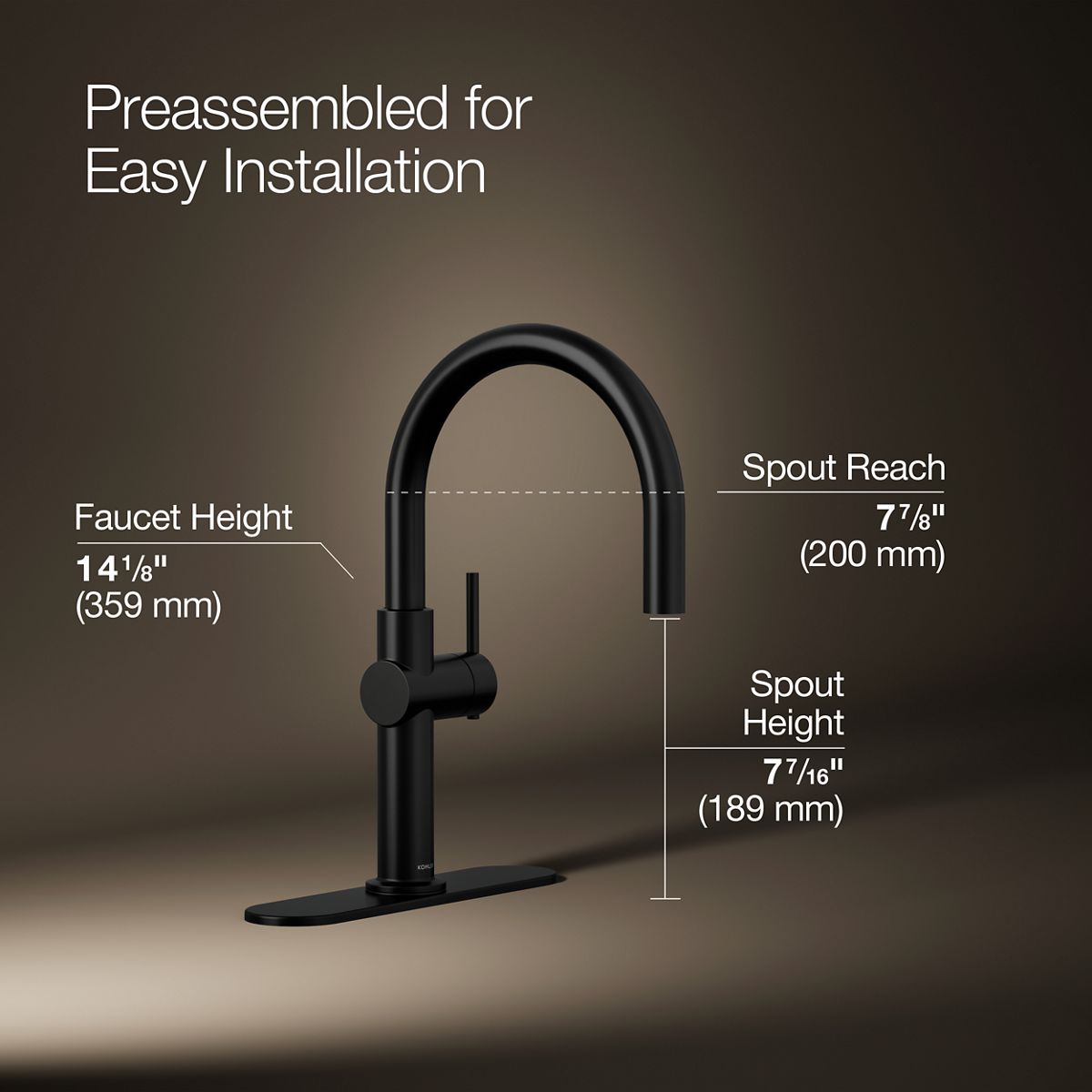 Crue® Single-handle bar sink faucet