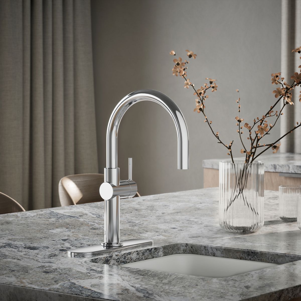 Crue® Single-handle bar sink faucet