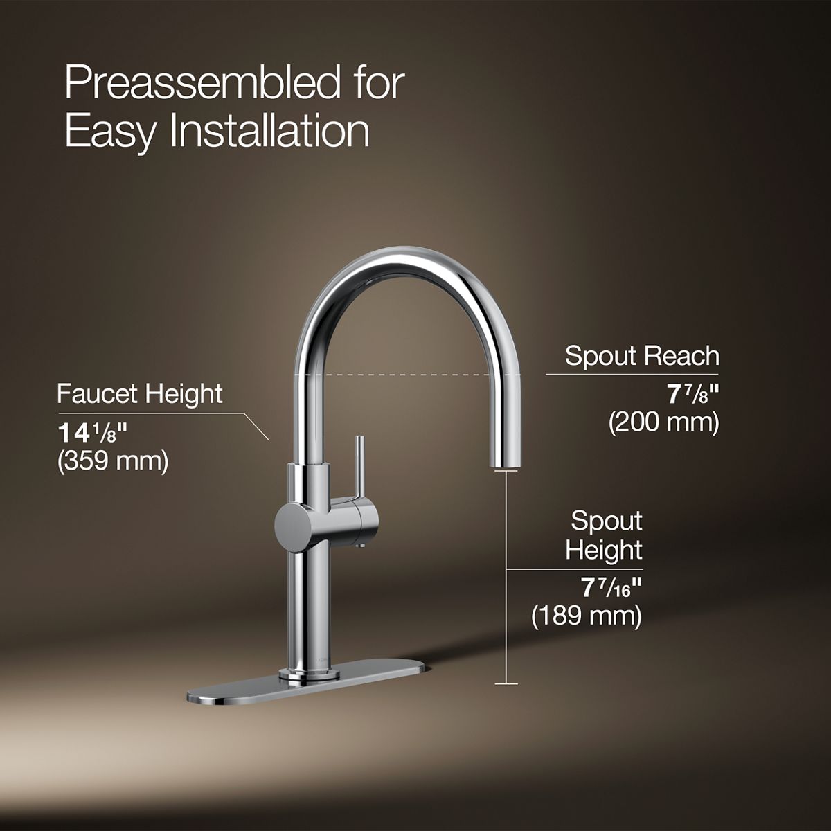 Crue® Single-handle bar sink faucet