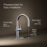 Crue® Single-handle bar sink faucet