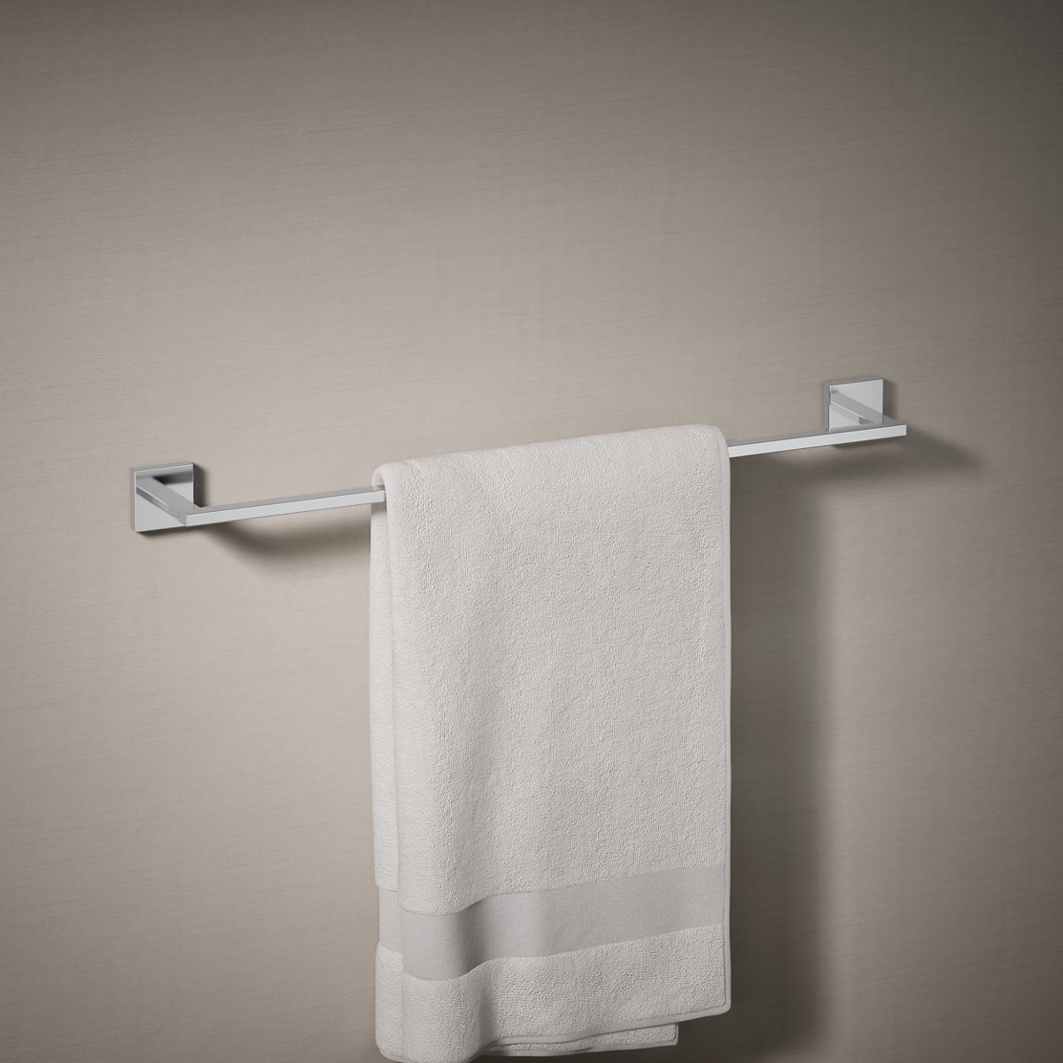 Square 24" towel bar
