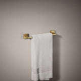 Square 12" towel bar