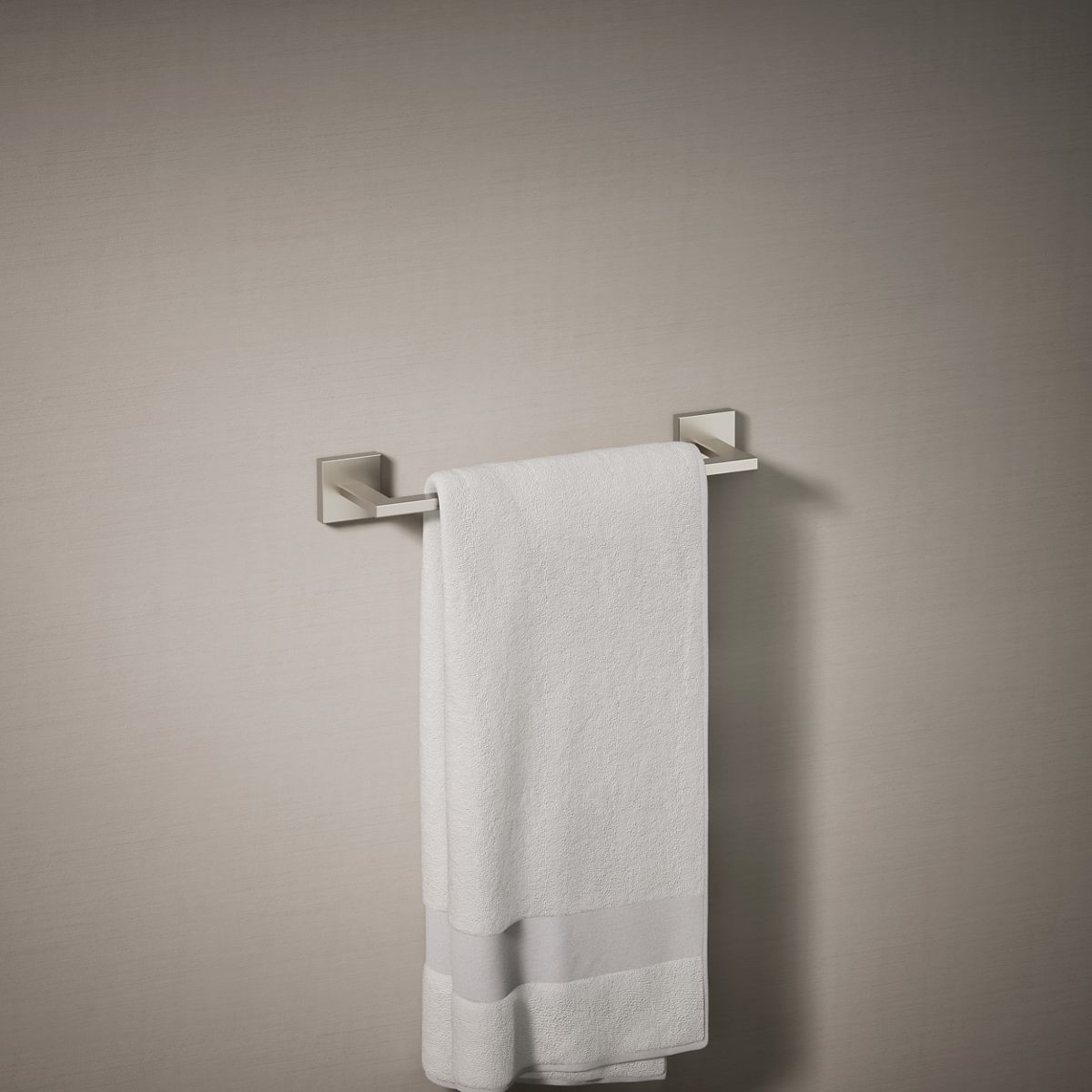 Square 12" towel bar