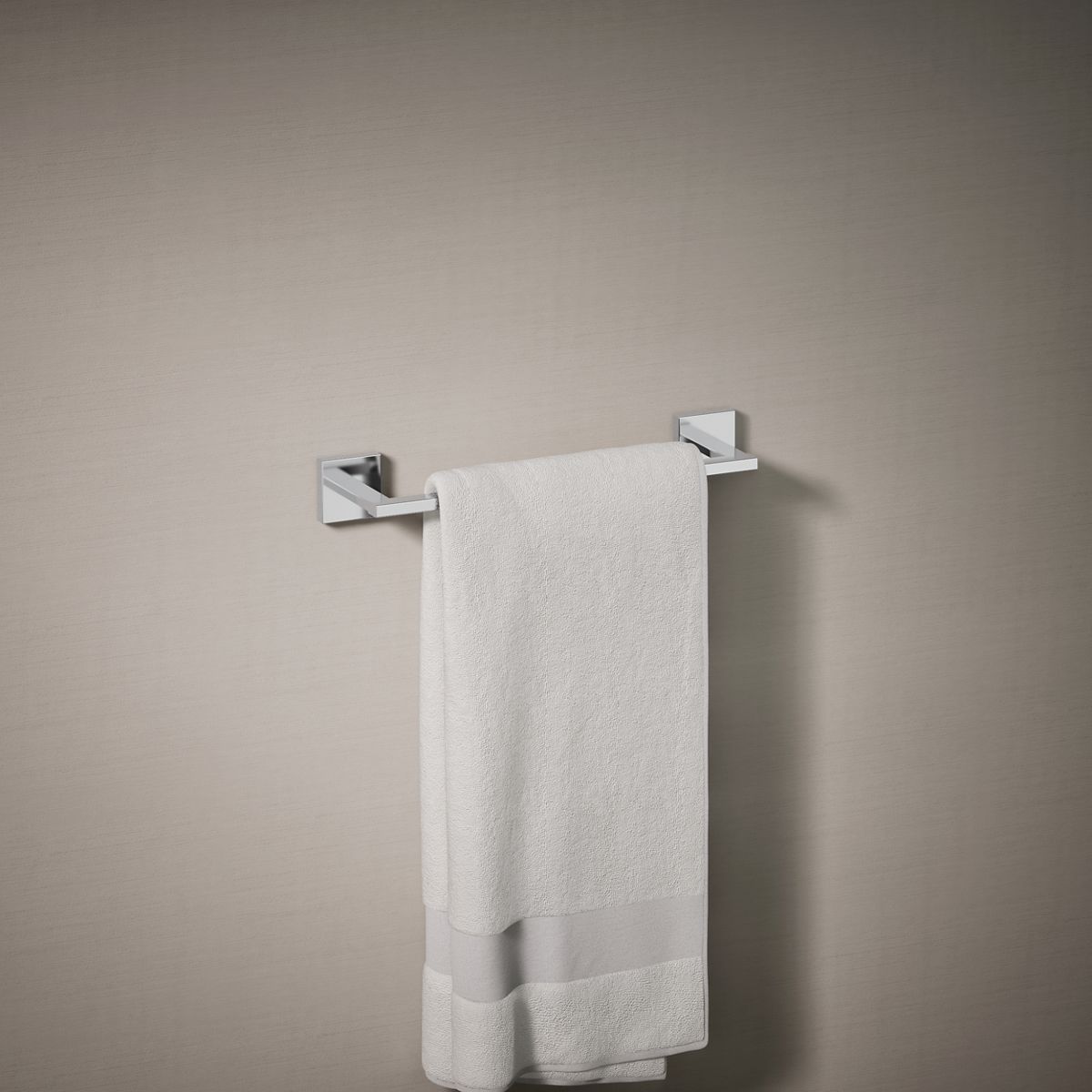Square 12" towel bar