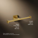 Square Double toilet paper holder