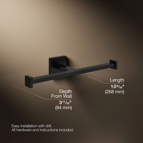 Square Double toilet paper holder