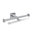 Square Double toilet paper holder