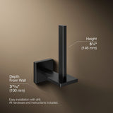 Square Vertical toilet paper holder