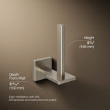 Square Vertical toilet paper holder