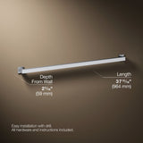 Square 36" grab bar