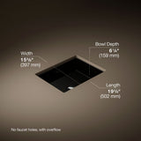 Kathryn® 19-3/4" rectangular undermount bathroom sink
