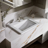 Memoirs® Stately 22-3/4" rectangular drop-in bathroom sink