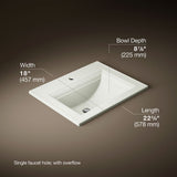 Memoirs® Stately 22-3/4" rectangular drop-in bathroom sink