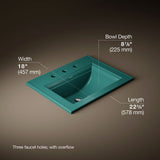 Memoirs® Stately 22-3/4" rectangular drop-in bathroom sink