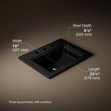Memoirs® Stately 22-3/4" rectangular drop-in bathroom sink