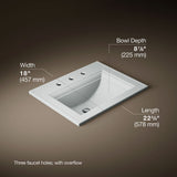 Memoirs® Stately 22-3/4" rectangular drop-in bathroom sink