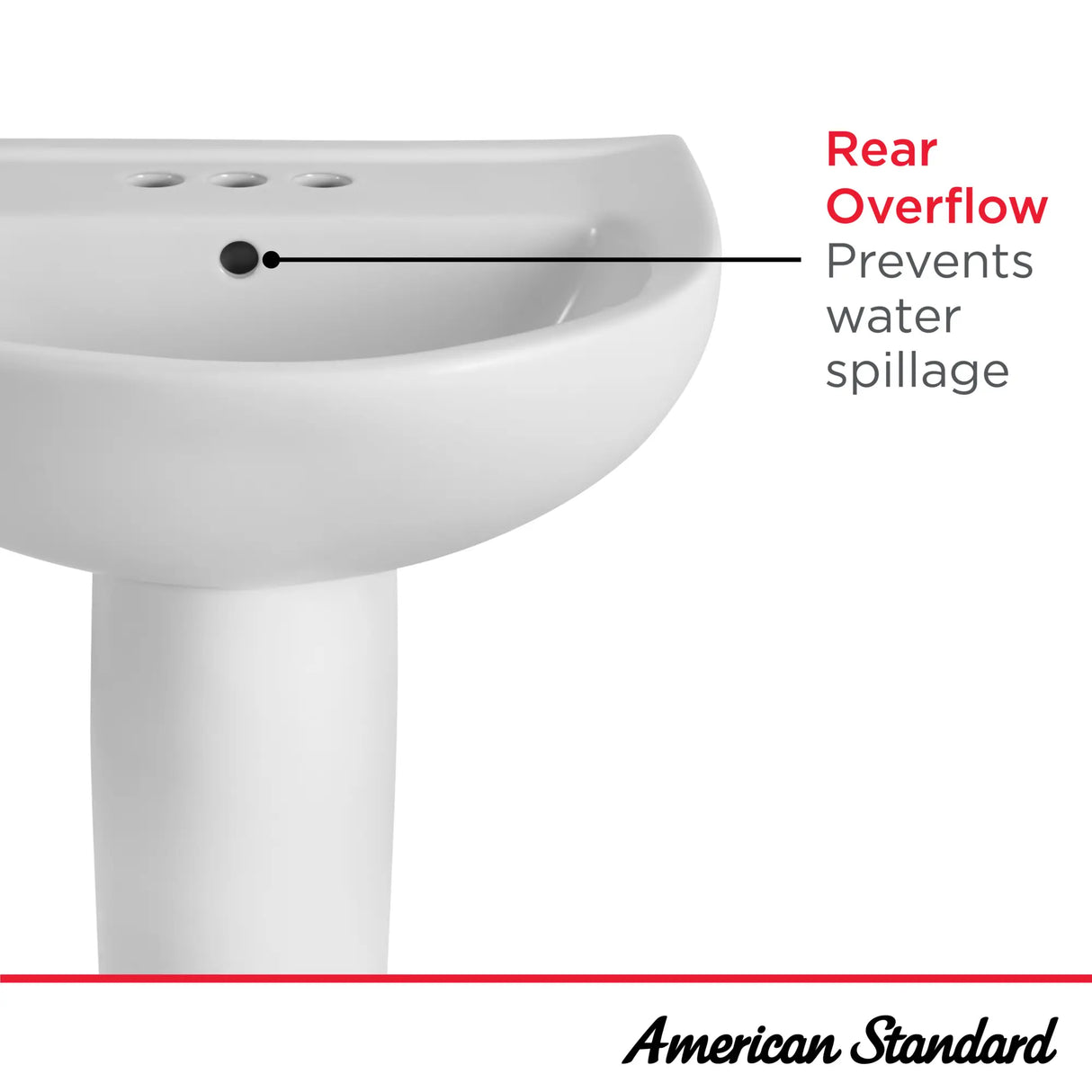 22-Inch Evolution 4-Inch Centerset Pedestal Sink Top and Leg Combination