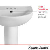 22-Inch Evolution 4-Inch Centerset Pedestal Sink Top and Leg Combination