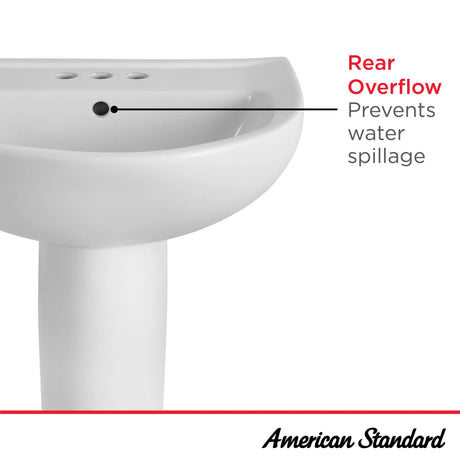22-Inch Evolution 4-Inch Centerset Pedestal Sink Top and Leg Combination