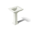 Memoirs® Stately 25" rectangular pedestal bathroom sink