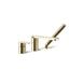 Parallel® Deck-mount bath faucet with handshower