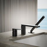 Parallel® Deck-mount bath faucet with handshower