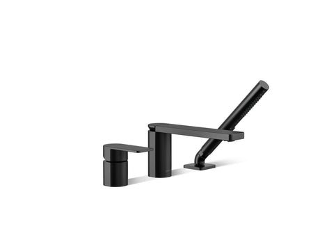 Parallel® Deck-mount bath faucet with handshower