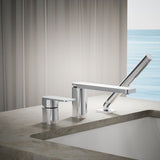 Parallel® Deck-mount bath faucet with handshower