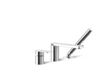 Parallel® Deck-mount bath faucet with handshower