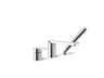 Parallel® Deck-mount bath faucet with handshower