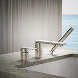 Parallel® Deck-mount bath faucet with handshower