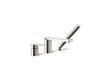 Parallel® Deck-mount bath faucet with handshower
