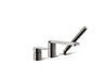 Parallel® Deck-mount bath faucet with handshower