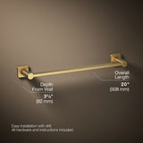 Parallel® 18" towel bar