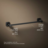 Parallel® 18" towel bar