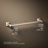Parallel® 18" towel bar