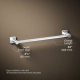 Parallel® 18" towel bar