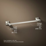 Parallel® 18" towel bar