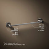 Parallel® 18" towel bar