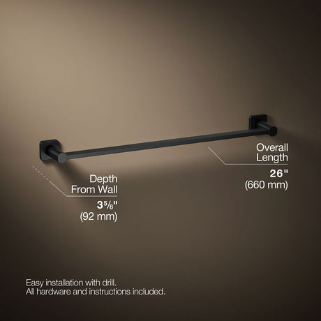 Parallel® 24" towel bar