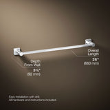 Parallel® 24" towel bar