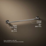 Parallel® 24" towel bar