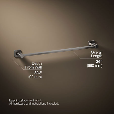 Parallel® 24" towel bar