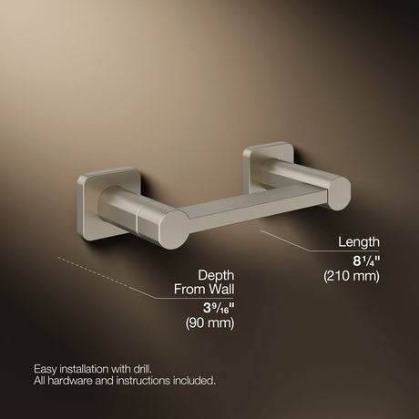 Parallel® Pivoting toilet paper holder