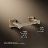 Parallel® Pivoting toilet paper holder