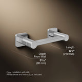 Parallel® Pivoting toilet paper holder