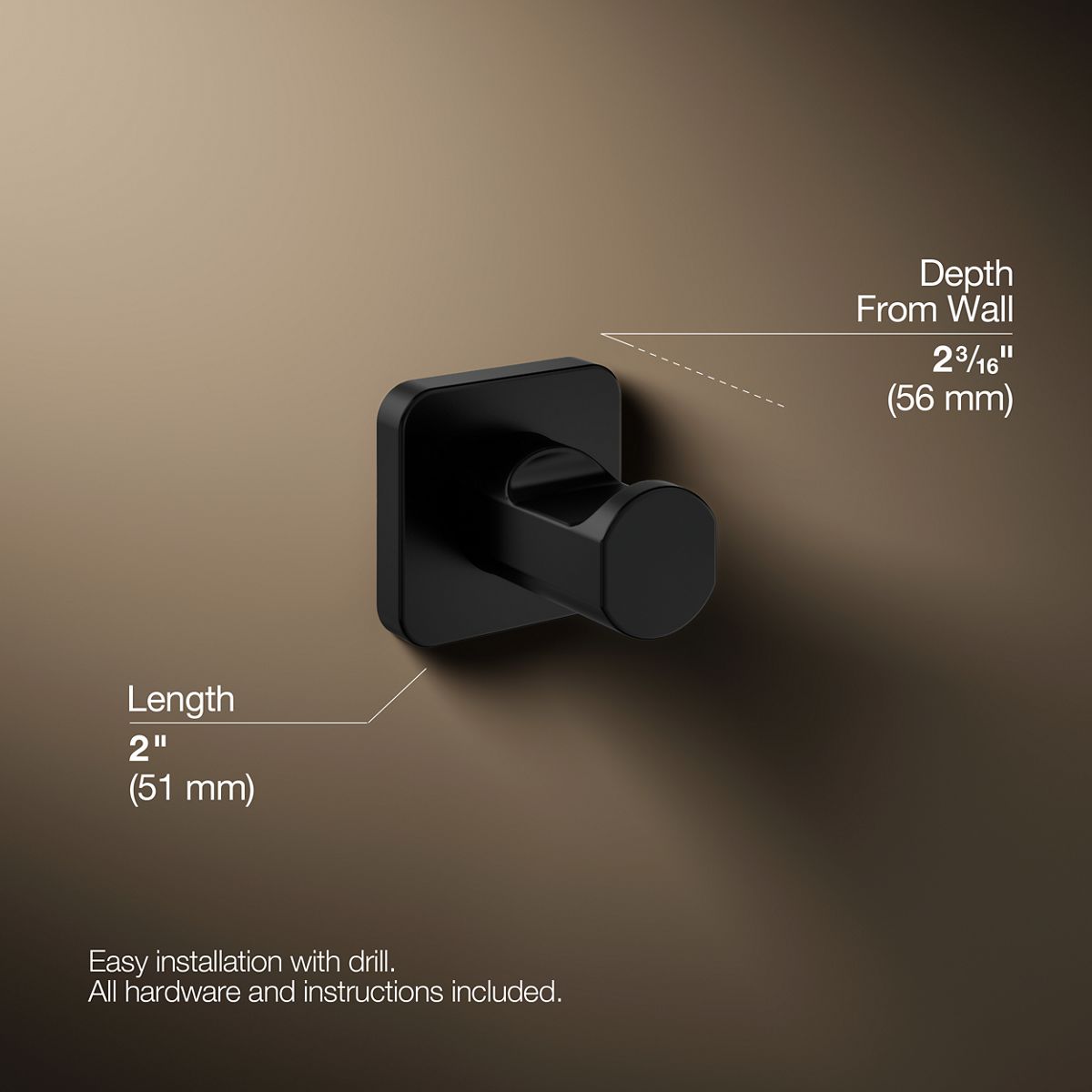 Parallel® Robe hook
