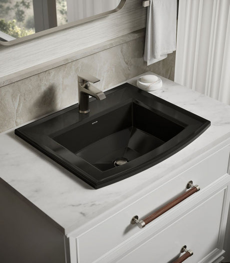 Archer® 22-3/4" rectangular drop-in bathroom sink