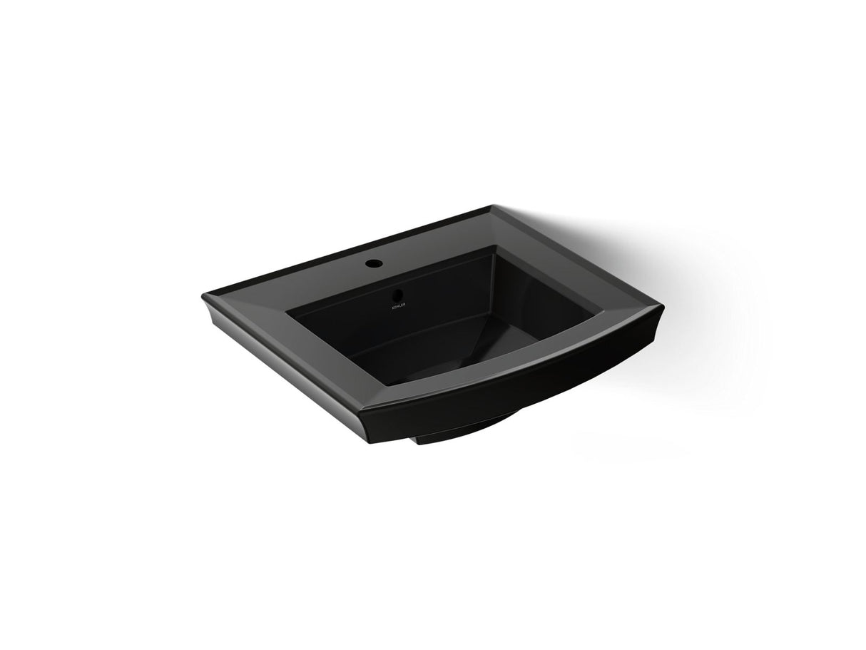 Archer® 24" rectangular pedestal bathroom sink
